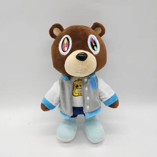 26CM Kanye Teddy Bear Plush Toy Cartoon Bear Dolls Stuffed Soft Toy Christmas Birthday Gift for Children